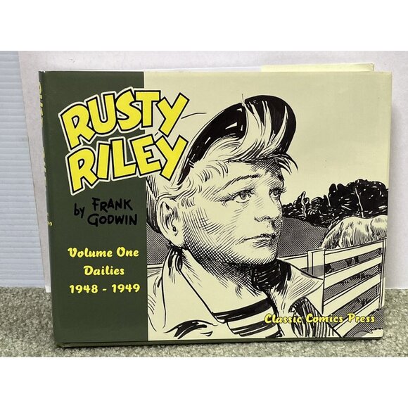 New! Rusty Riley by Frank Godwin Vol. 1 Book 1948 - 1949 Hardcover Classic Comic - Picture 1 of 5